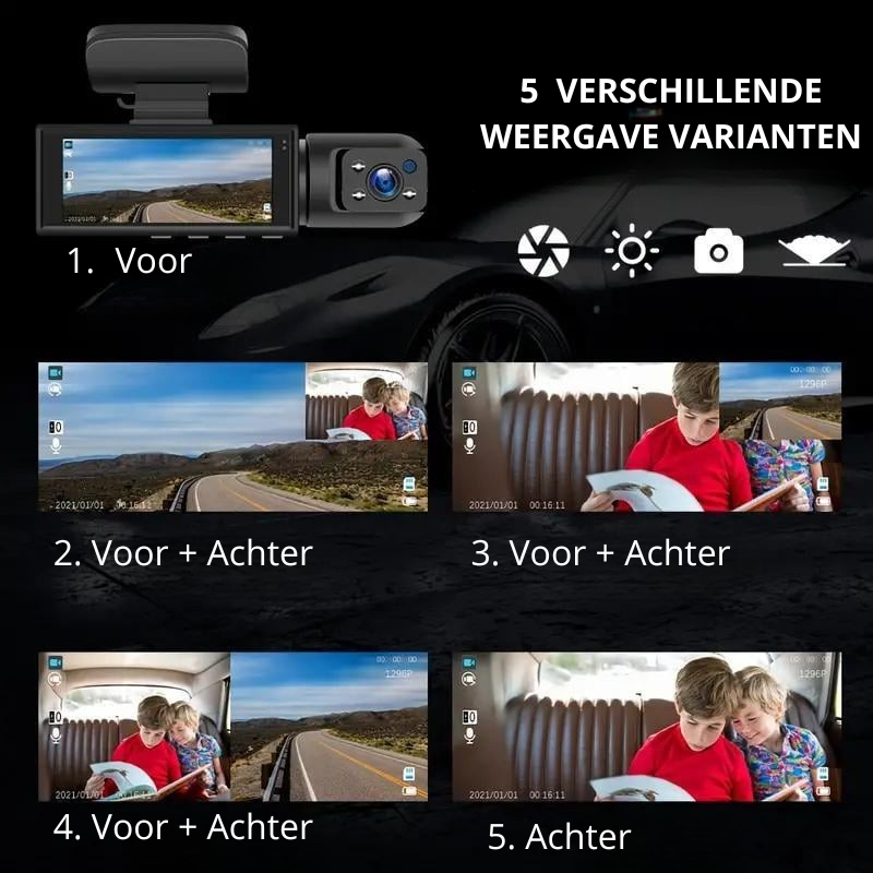WegZeker™ – Voor- en Achter Dashcam voor Maximale Veiligheid