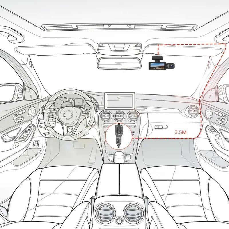WegZeker™ – Voor- en Achter Dashcam voor Maximale Veiligheid